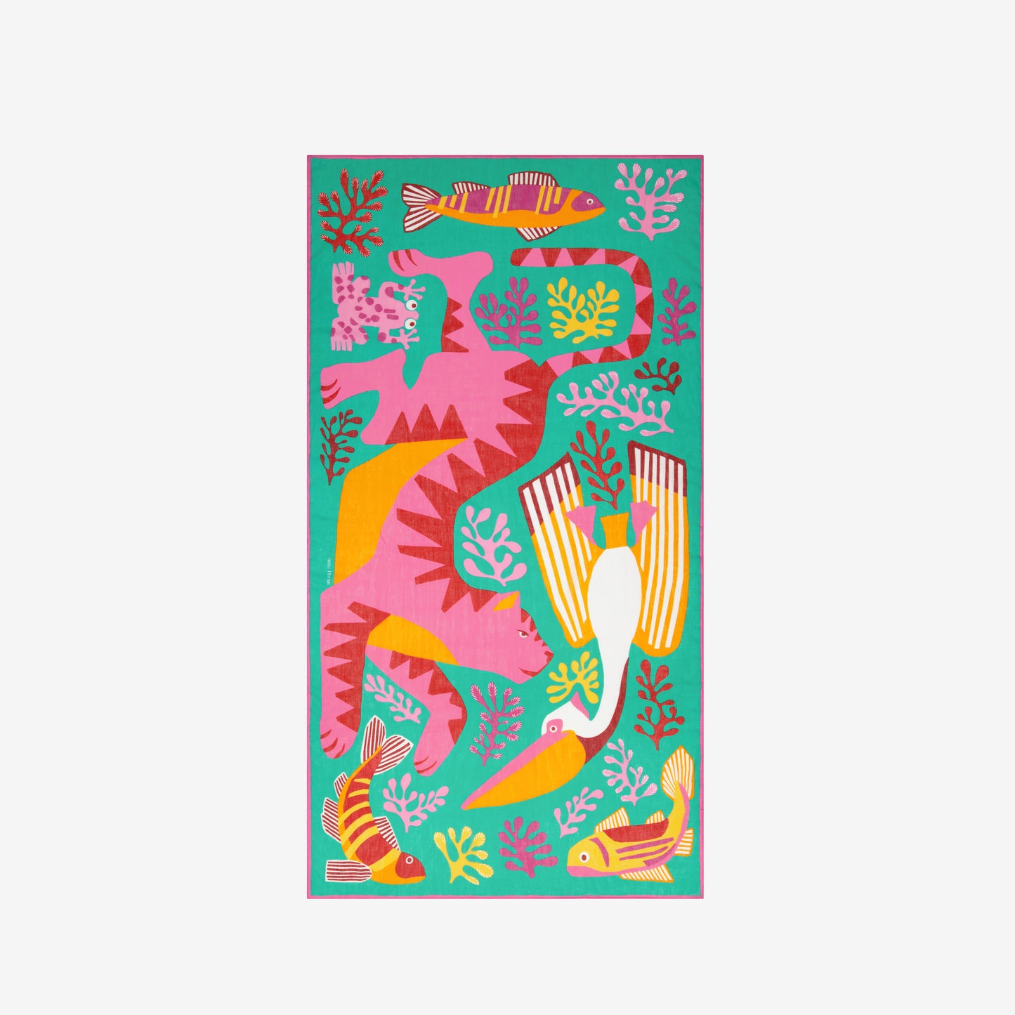 Bufanda 100 - Splash - Turquesa