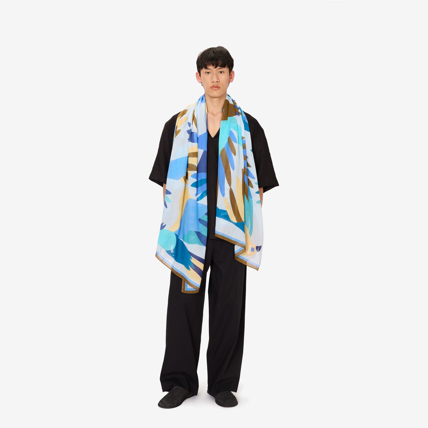 Scarf 100 - Voyage - Blue