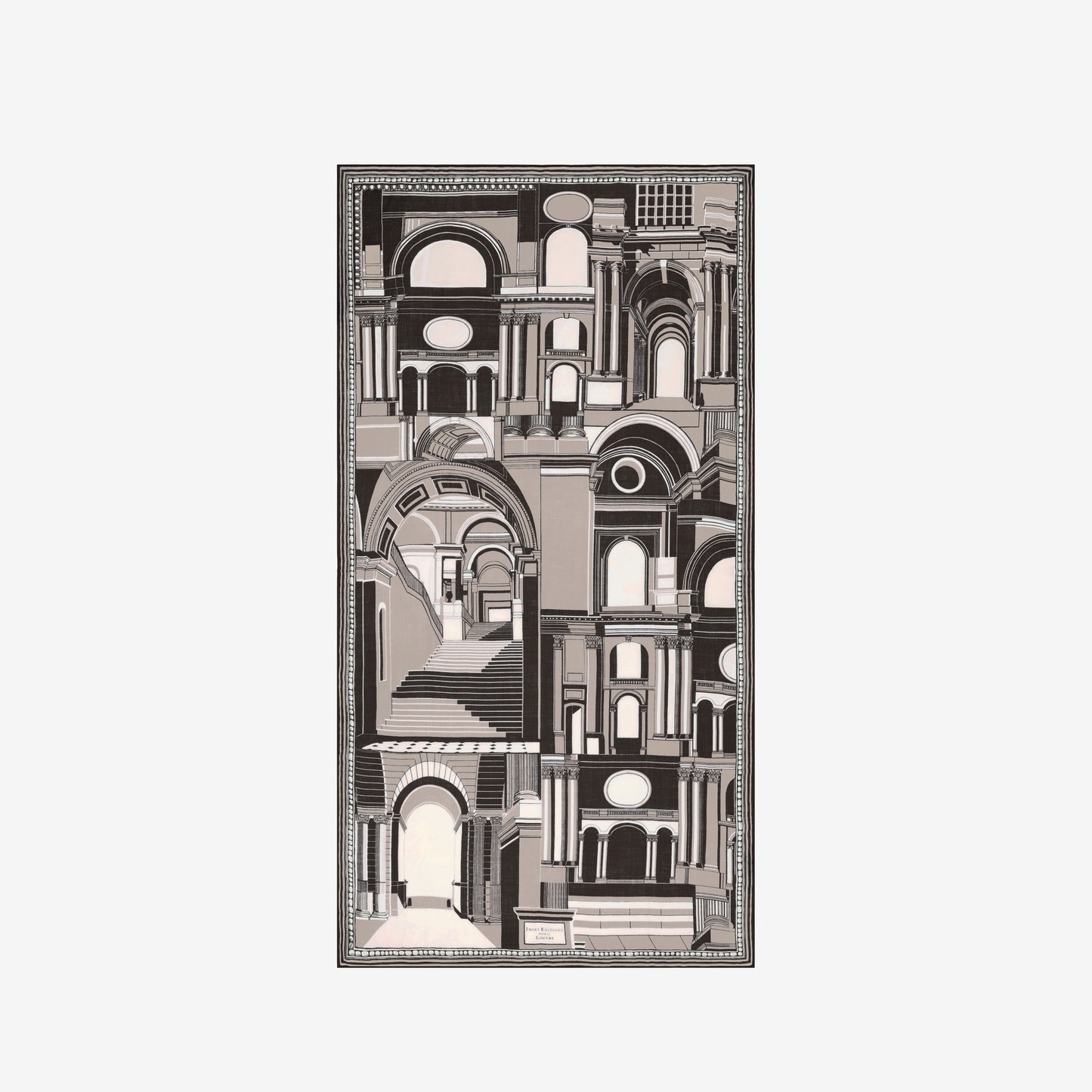 Scarf 100 - Architecture - Black
