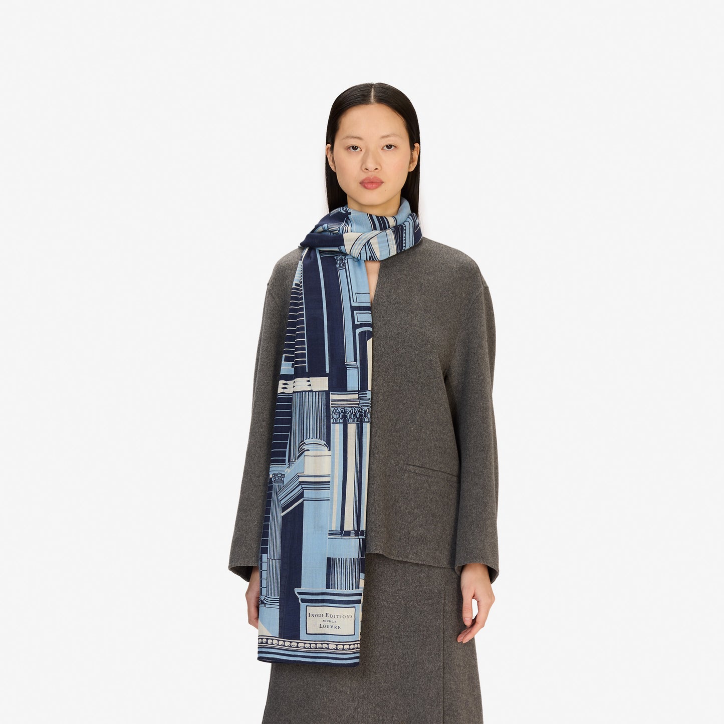 Scarf 100 - Architecture - Blue
