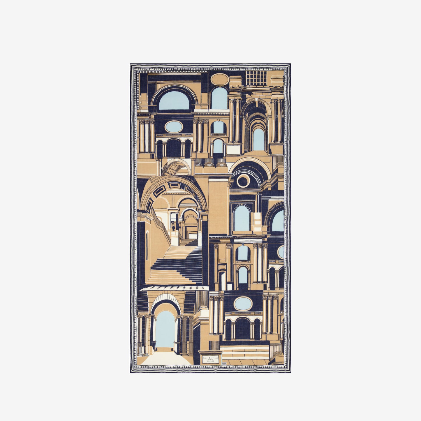 Scarf 100 - Architecture - Navy