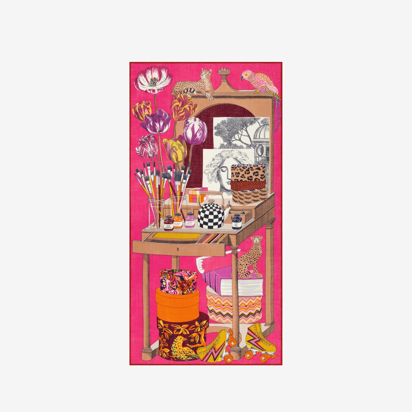 Scarf 100 - Atelier - Pink