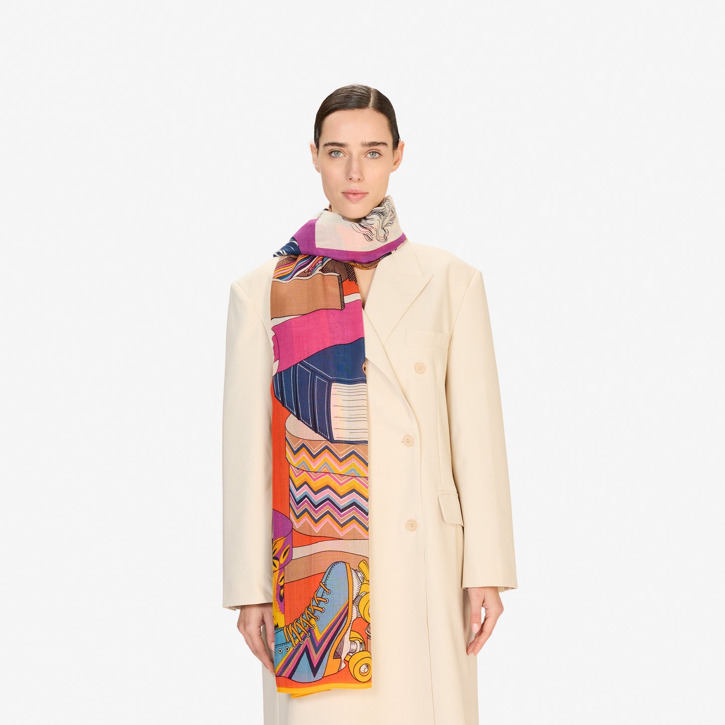 Schal 100 - Atelier - Orange