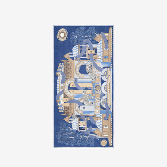 Scarf 100 - Nicolas - Blue