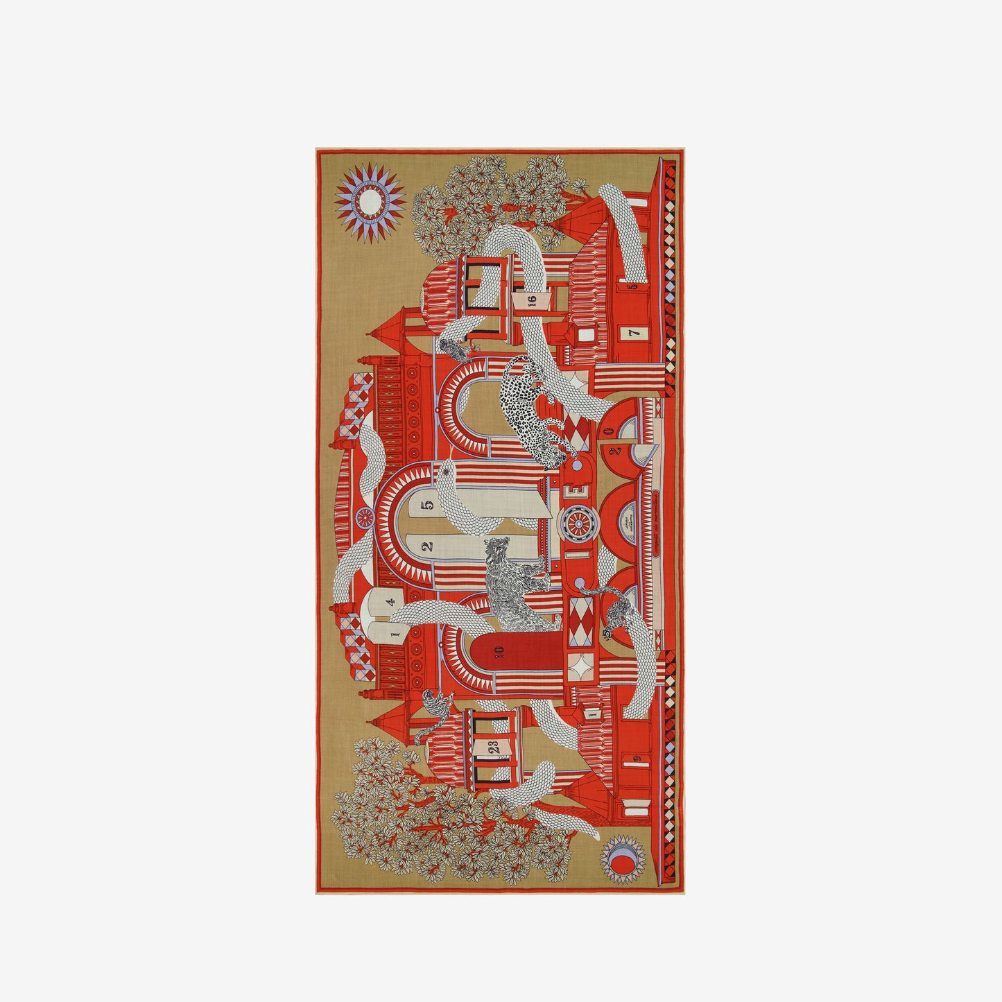 Scarf 100 - Nicolas - Red