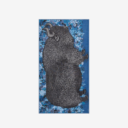 Schal 100 - Walter - Blau