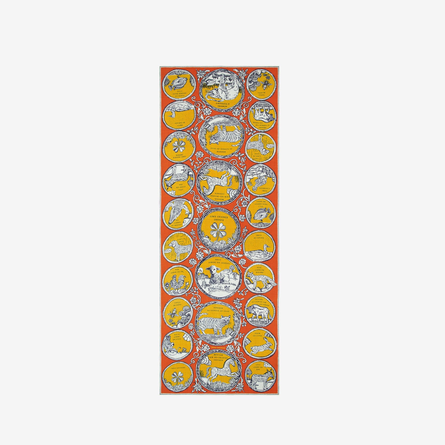 Scarf 70 - Chance Inoui - Orange