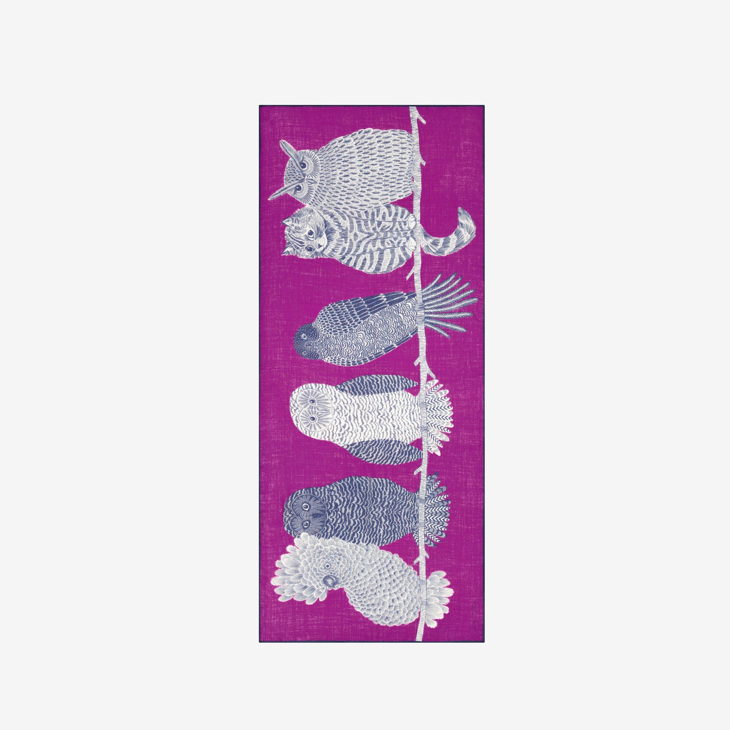 Bufanda 80 - Chouette - Violeta