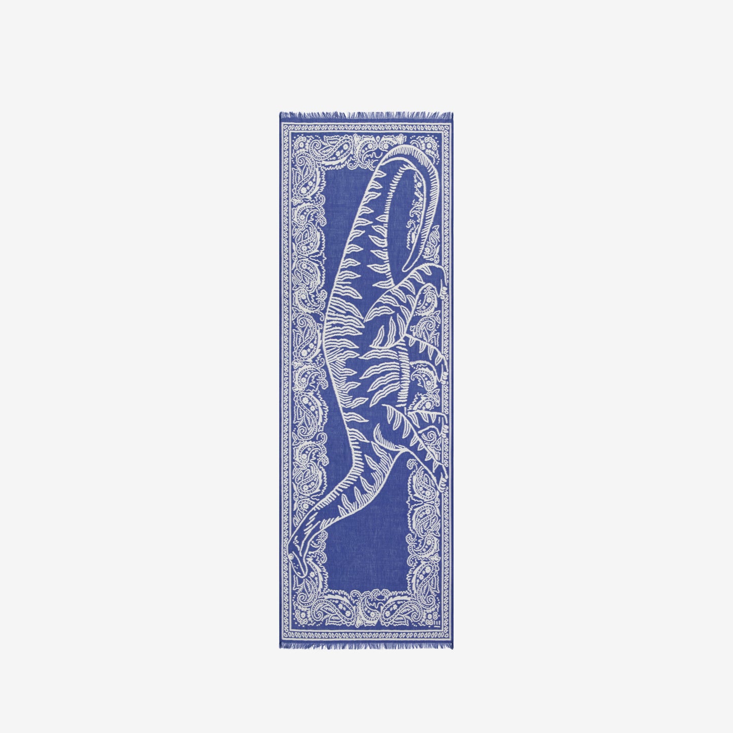 Scarf 70 3D - Dino - Blue