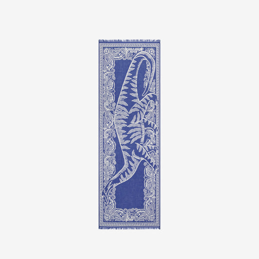 Scarf 70 3D - Dino - Blue