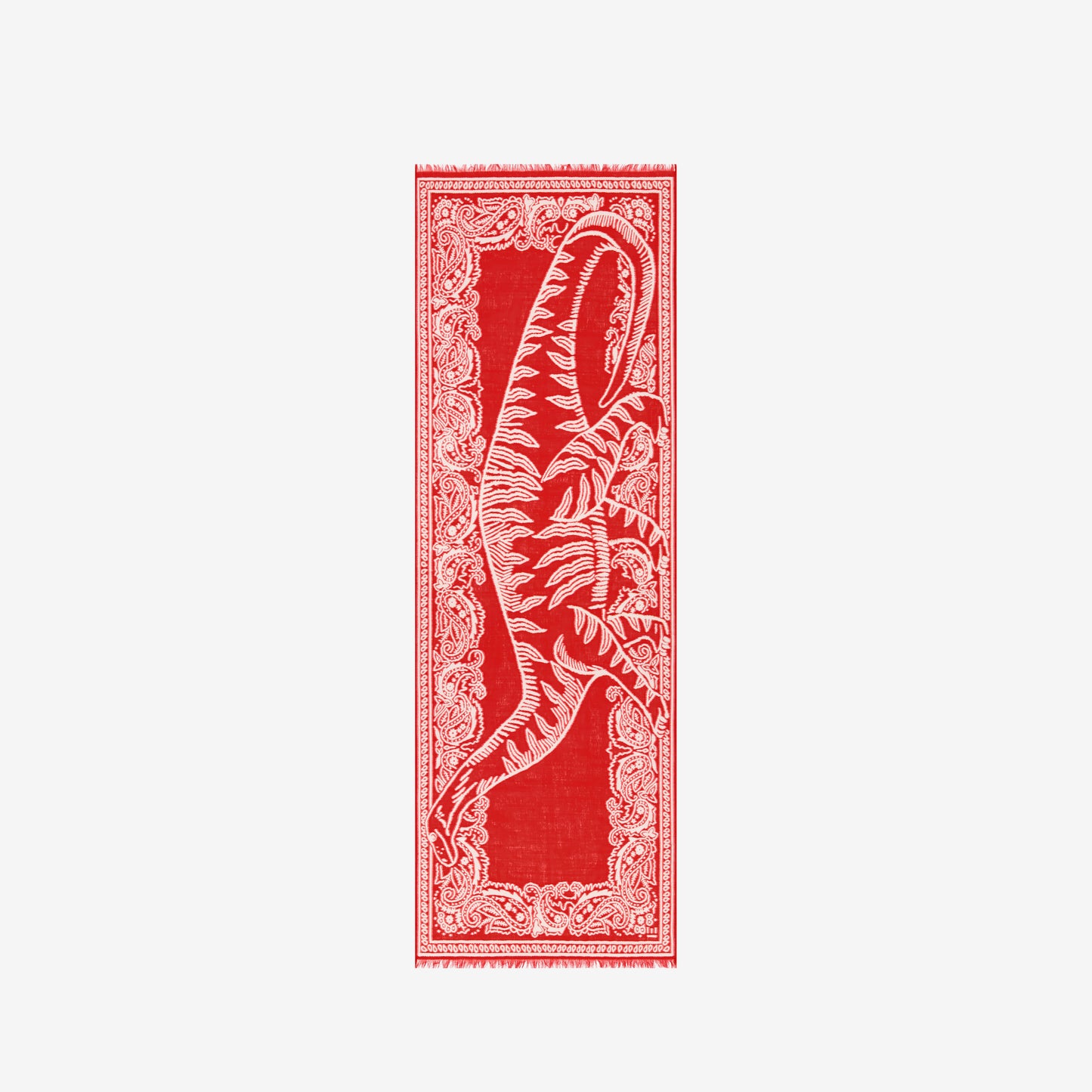 Schal 70 3D - Dino - Rot
