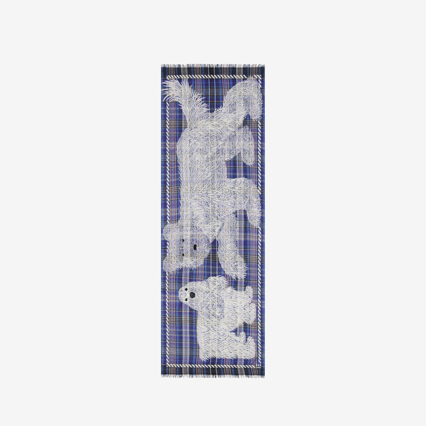 Schal 70 3D - Freddy - Blau