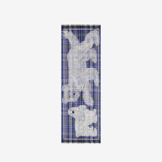 Scarf 70 3D - Freddy - Blue