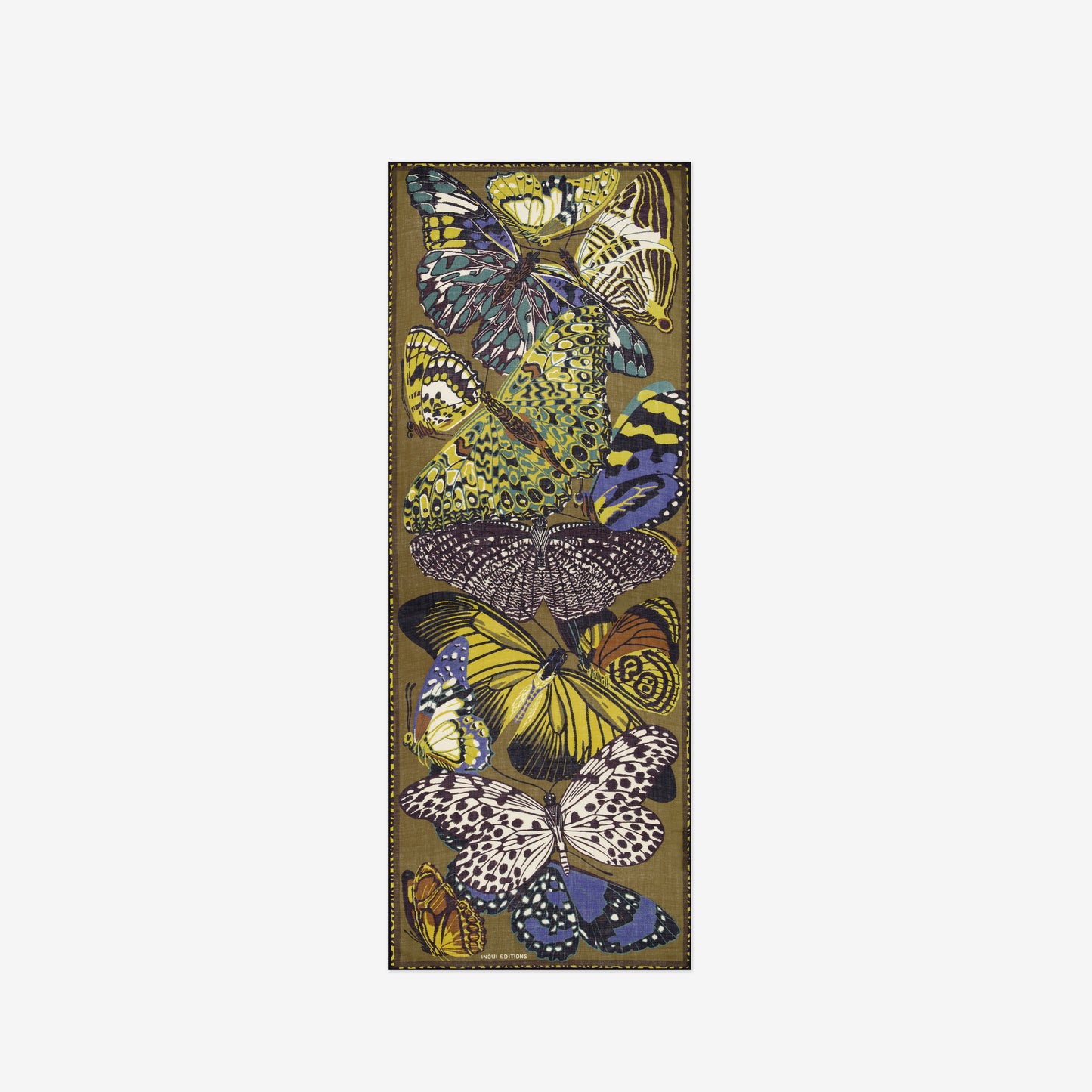 Scarf 70 - Papillons - Golden Brown