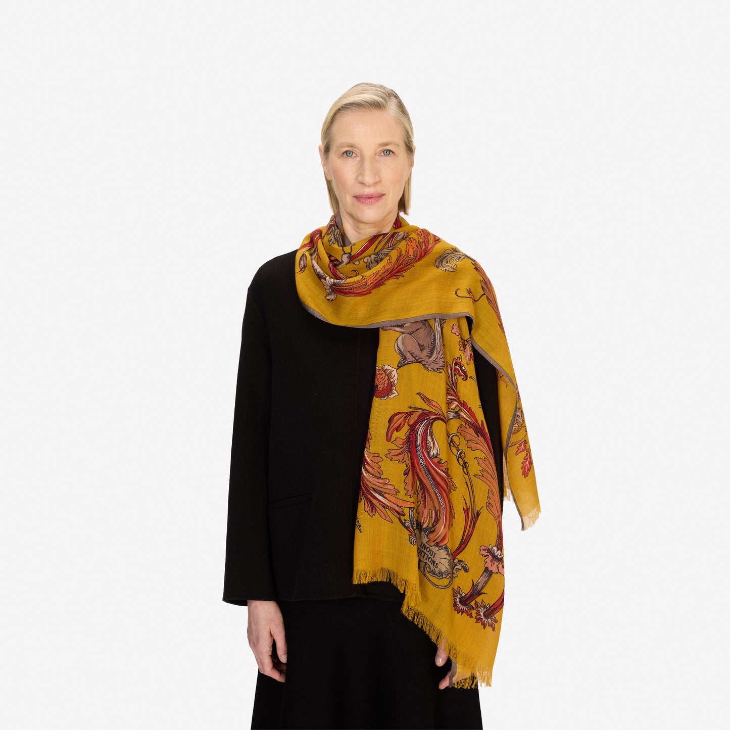 Scarf 55 - Rococo - Saffron