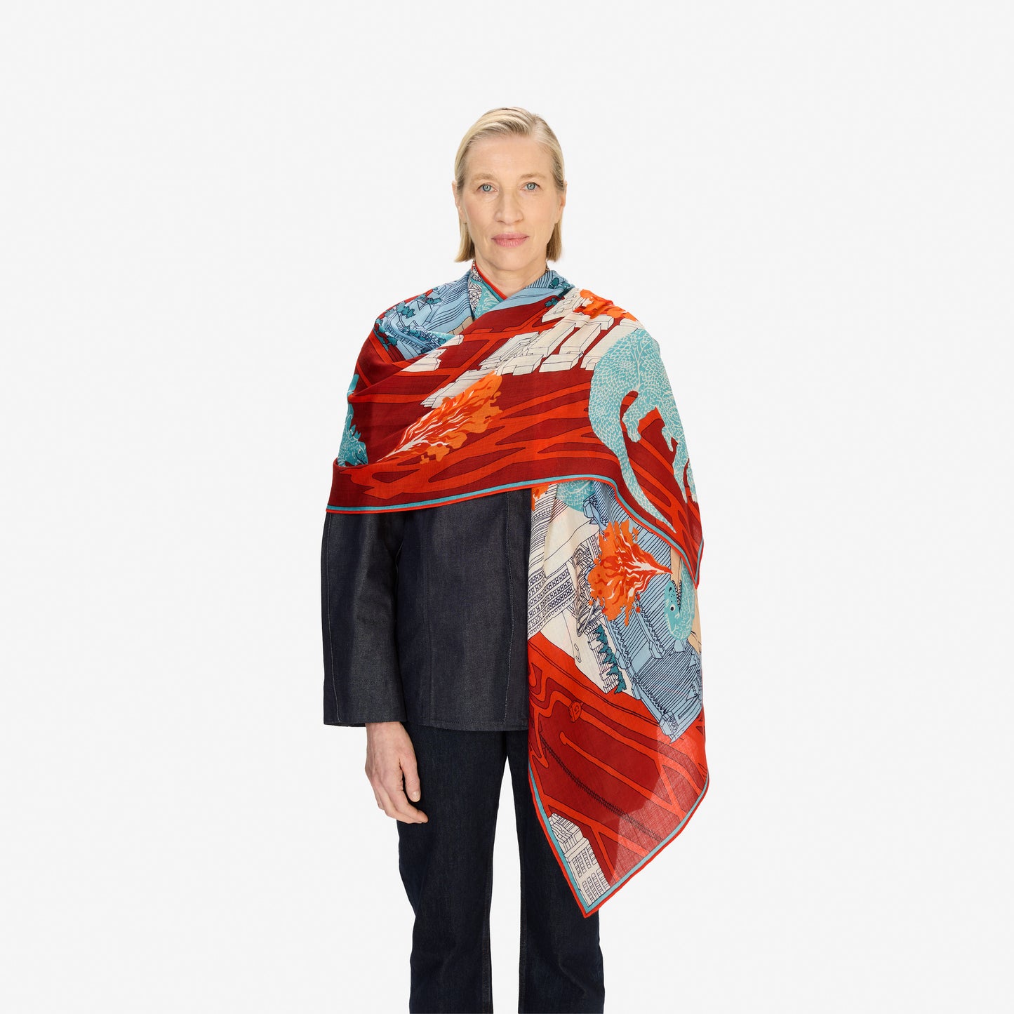 Scarf 80 - Vegas - Red