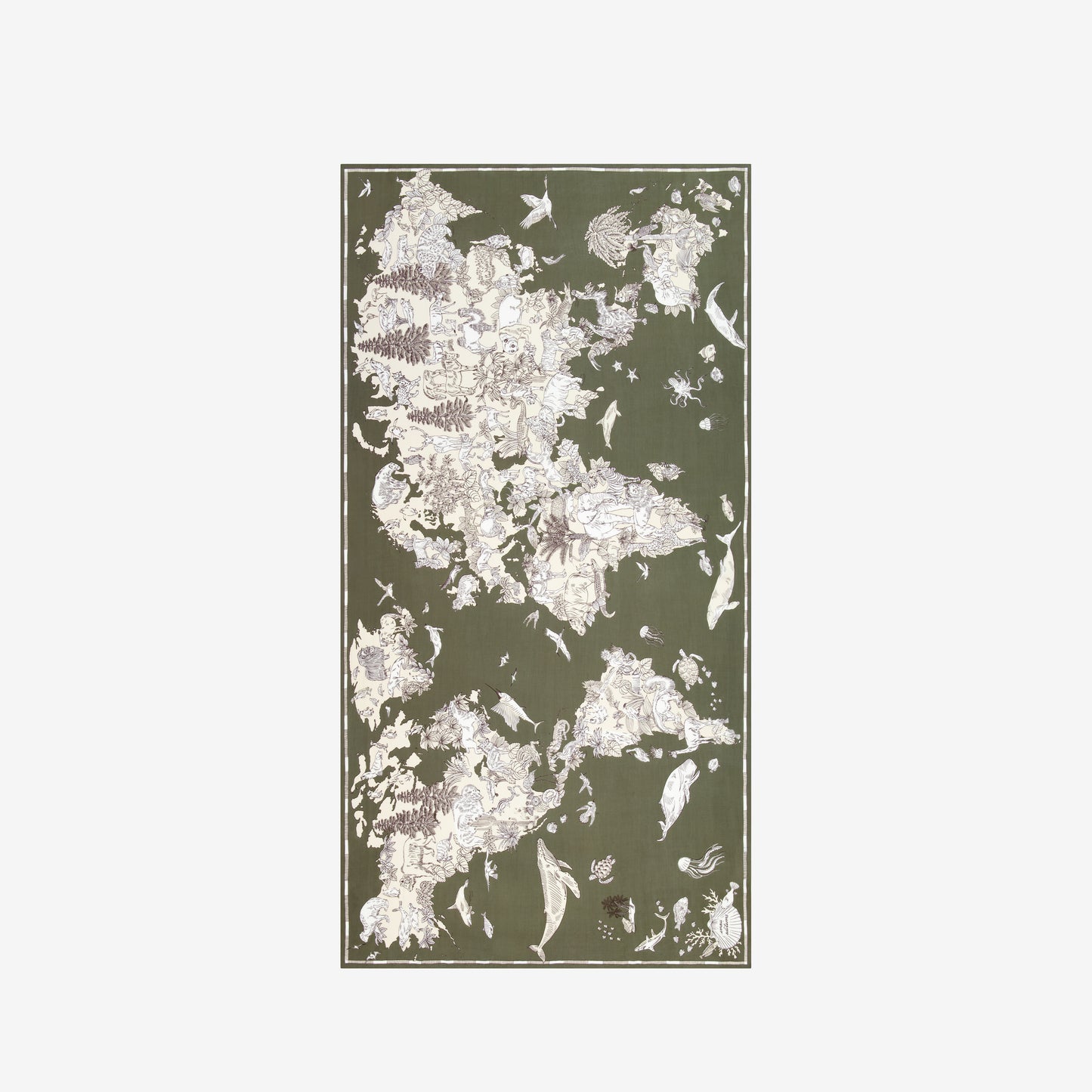 Scarf 100 - Atlas - Khaki