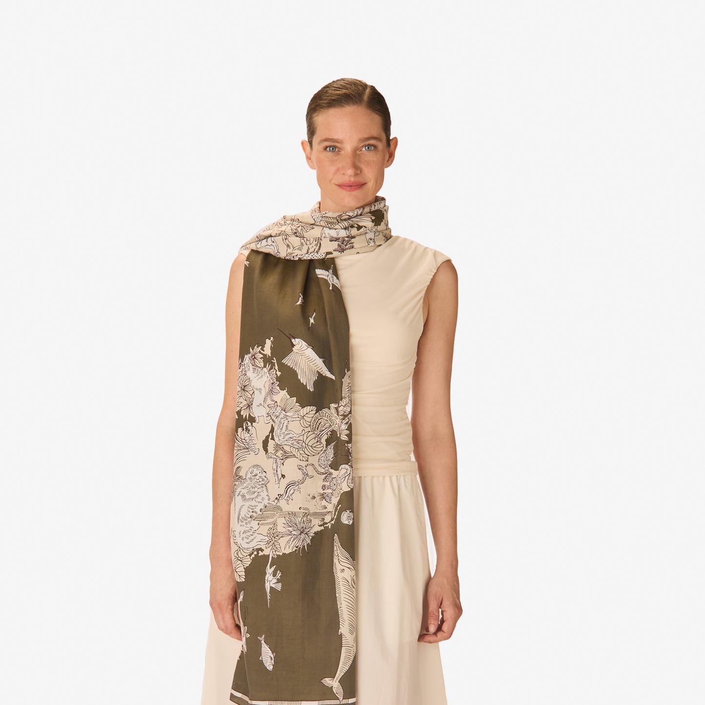 Scarf 100 - Atlas - Khaki