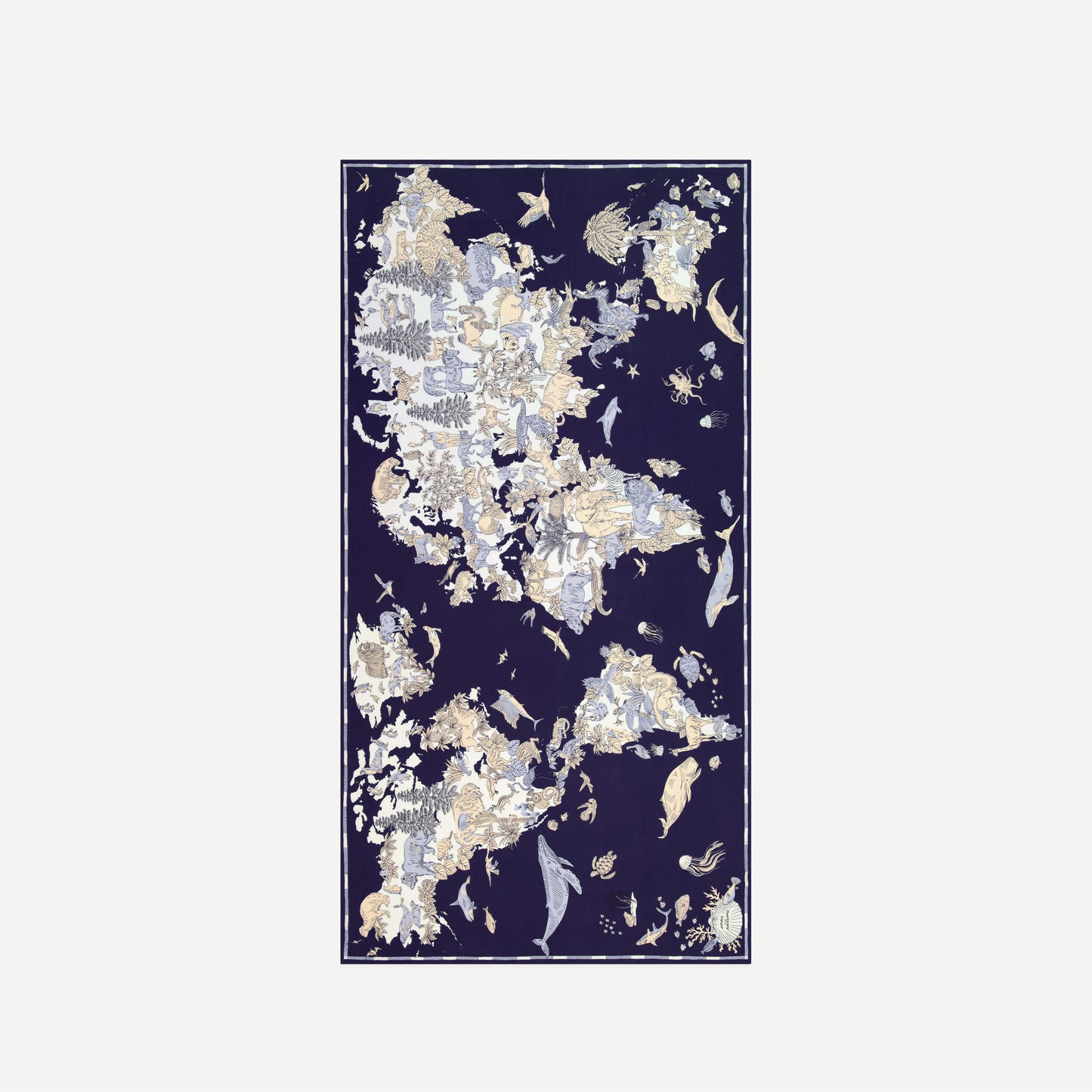 Scarf 100 - Atlas - Navy