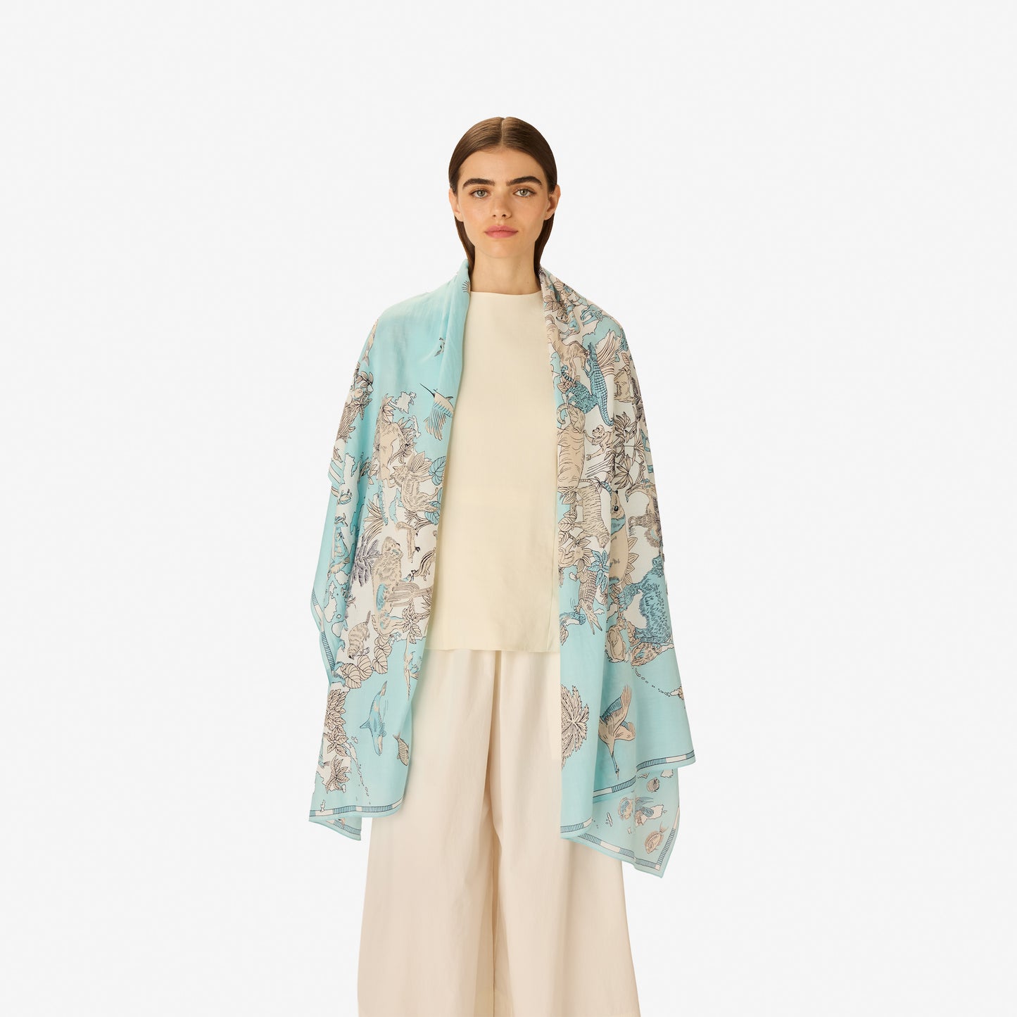 Scarf 100 - Atlas - Turquoise