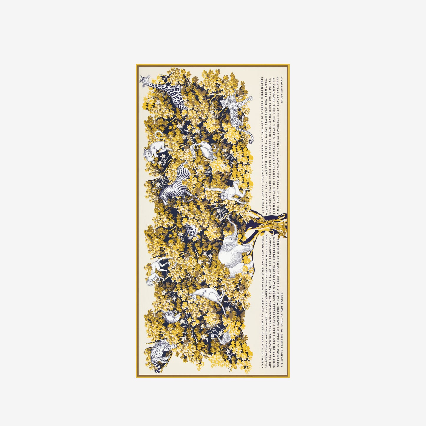 Scarf 100 - Bestiaire - white