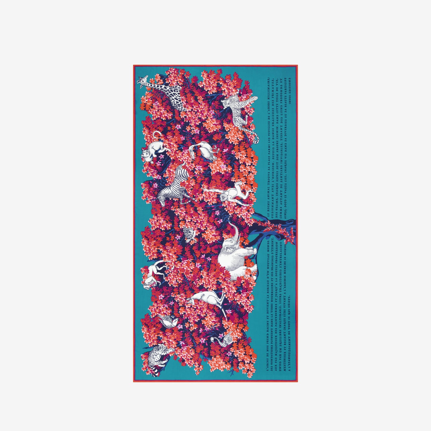 Ciarpe 100 - Bestiaire - Rosa