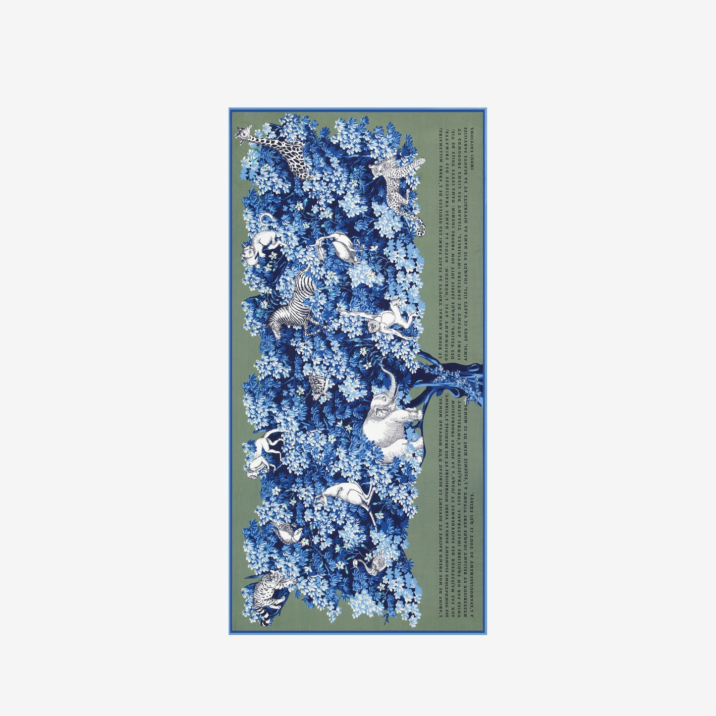 Scarf 100 - Bestiaire - Khaki
