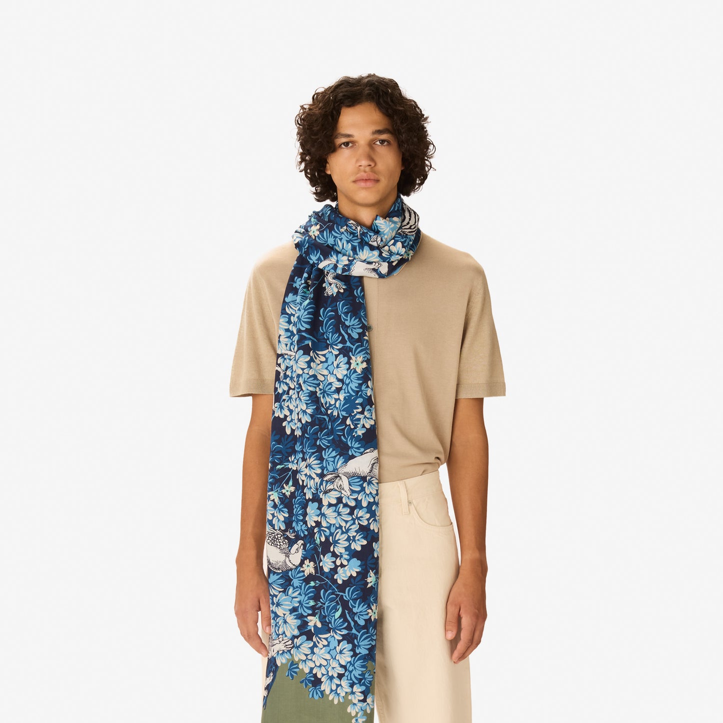 Scarf 100 - Bestiaire - Khaki
