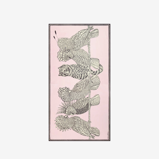 Schal 100 - Caracat - Nude
