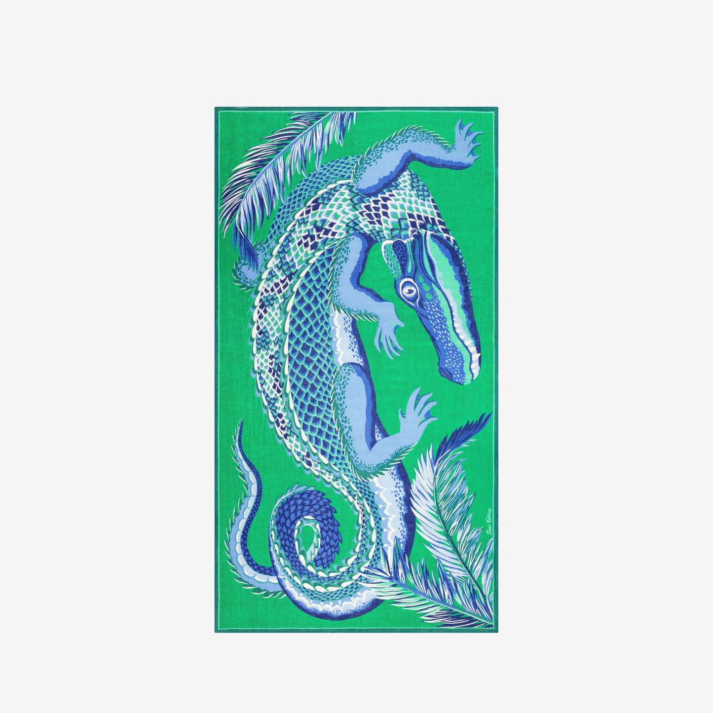 Ciarpe 100 - Croco - Verde