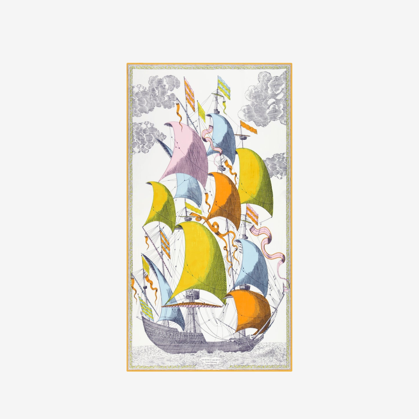 Scarf 100 - Des Rives et des Reves - Multicolor