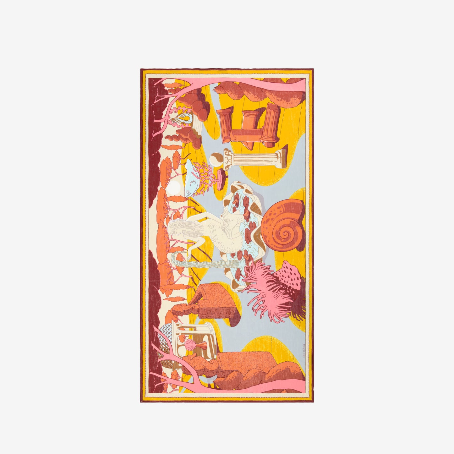 Ciarpe 100 - Jardin - Giallo