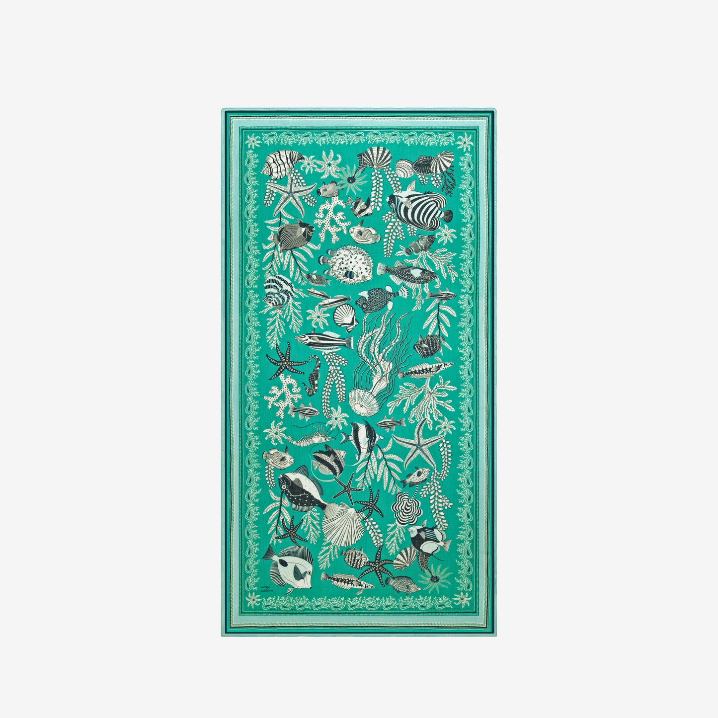 Scarf 100 - Neptune - Turquoise