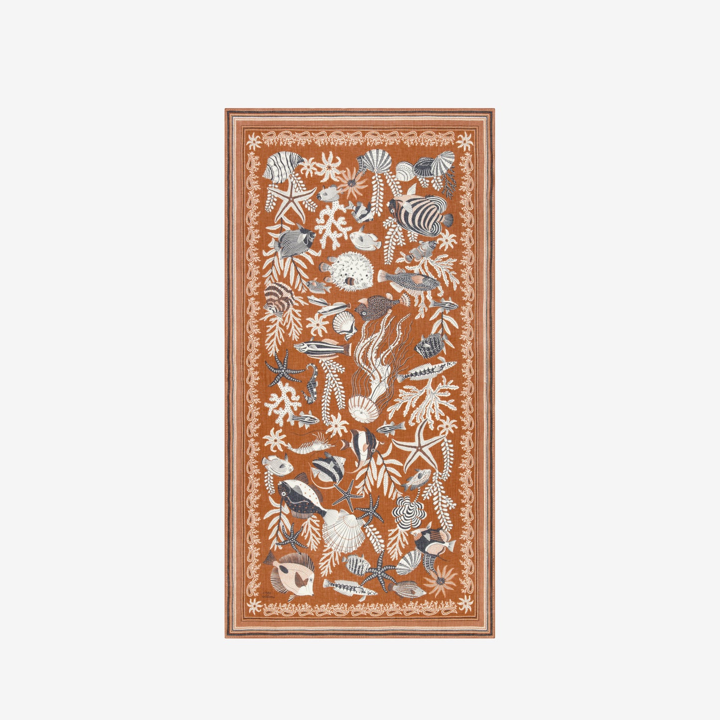 Ciarpe 100 - Neptune - Marrone dorato