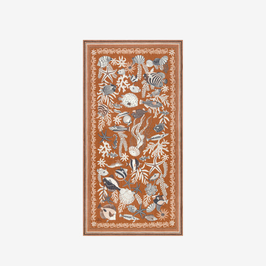 Scarf 100 - Neptune - Golden Brown