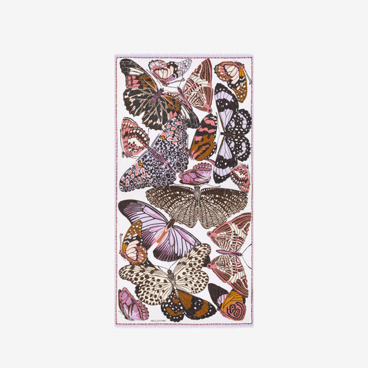 Scarf 100 - Papillons - Lavender