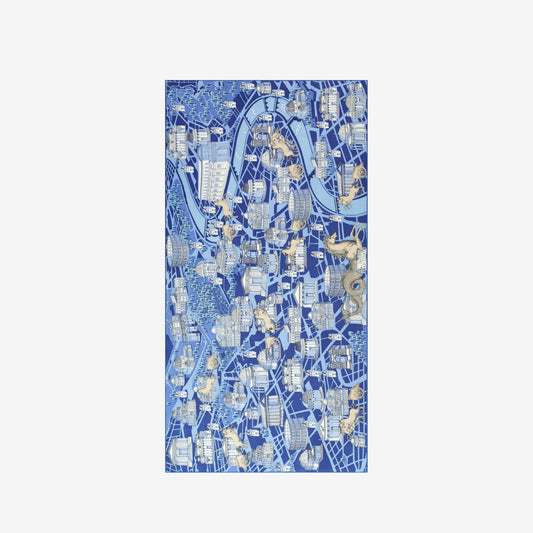Scarf 100 - Rome - Blue