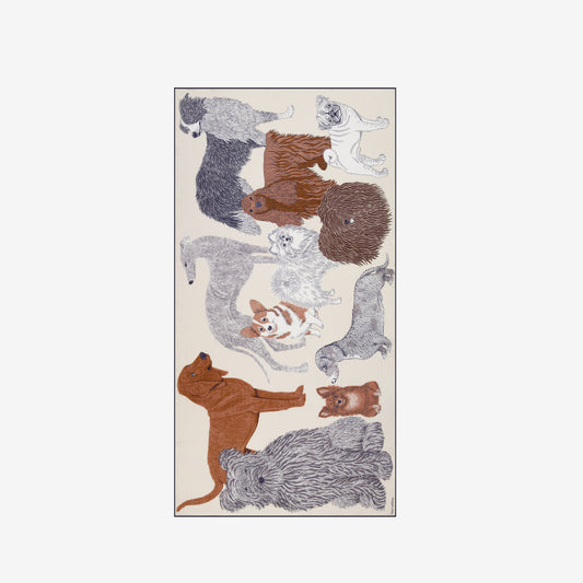 Scarf 100 Cotton - Toutou - White