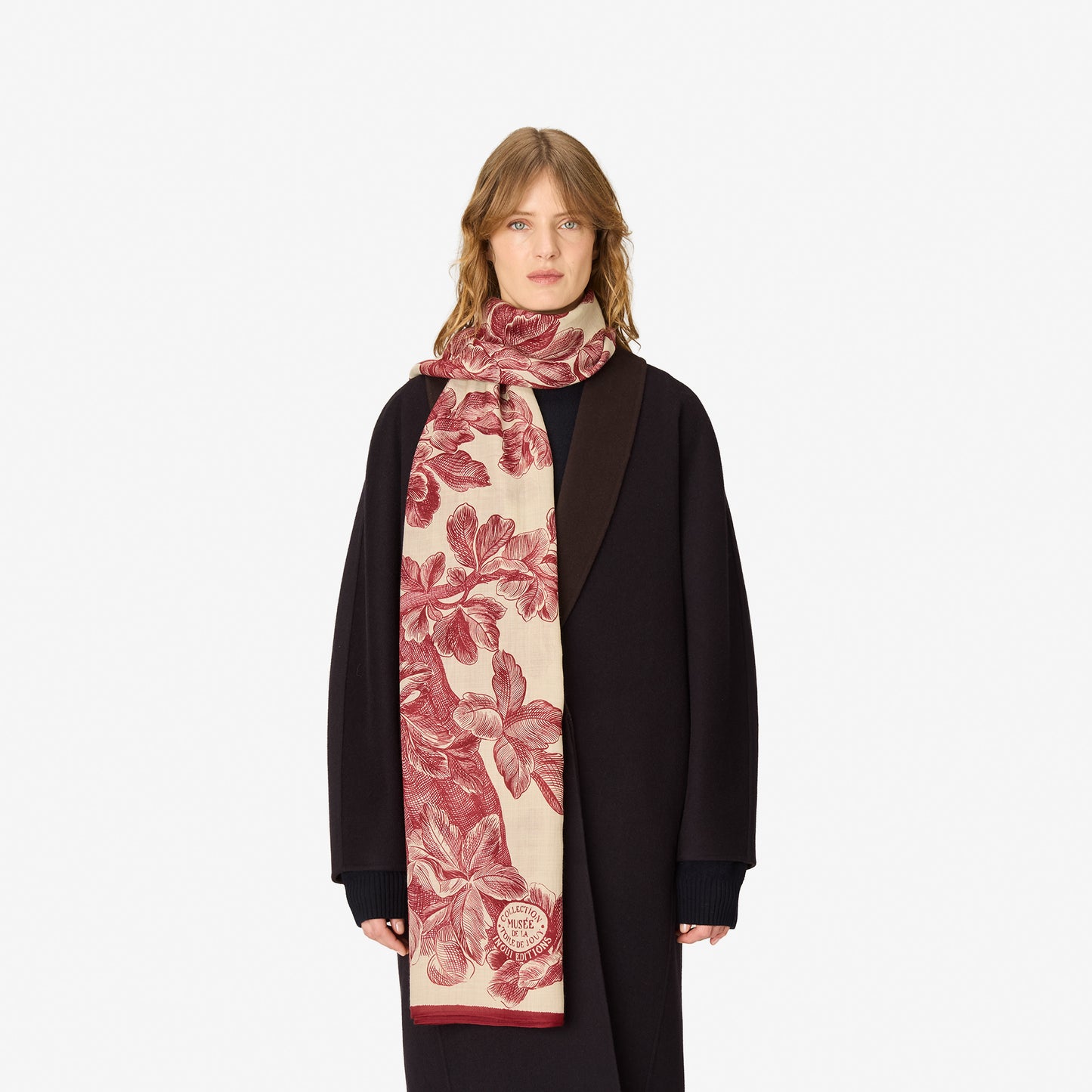 Scarf 100 - Arboris - Burgundy