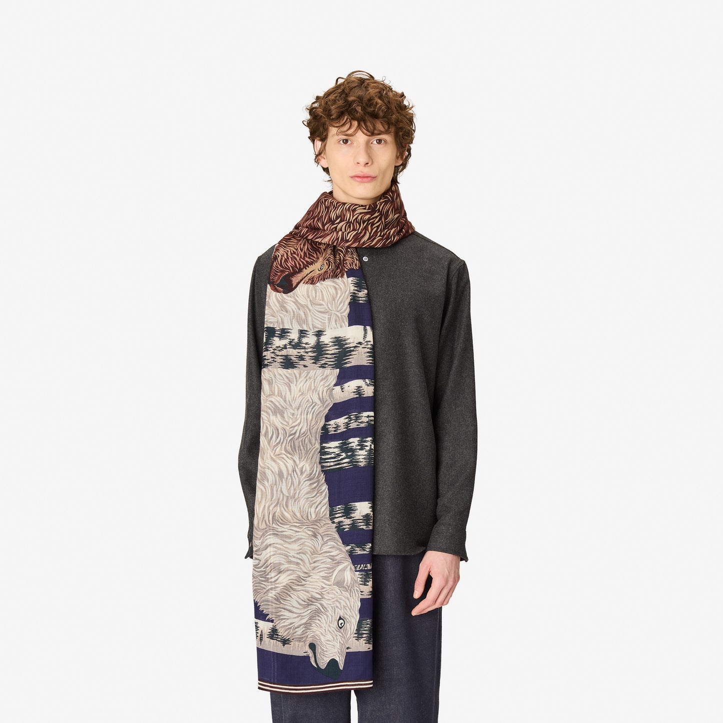 Scarf 100 - Ours - Navy