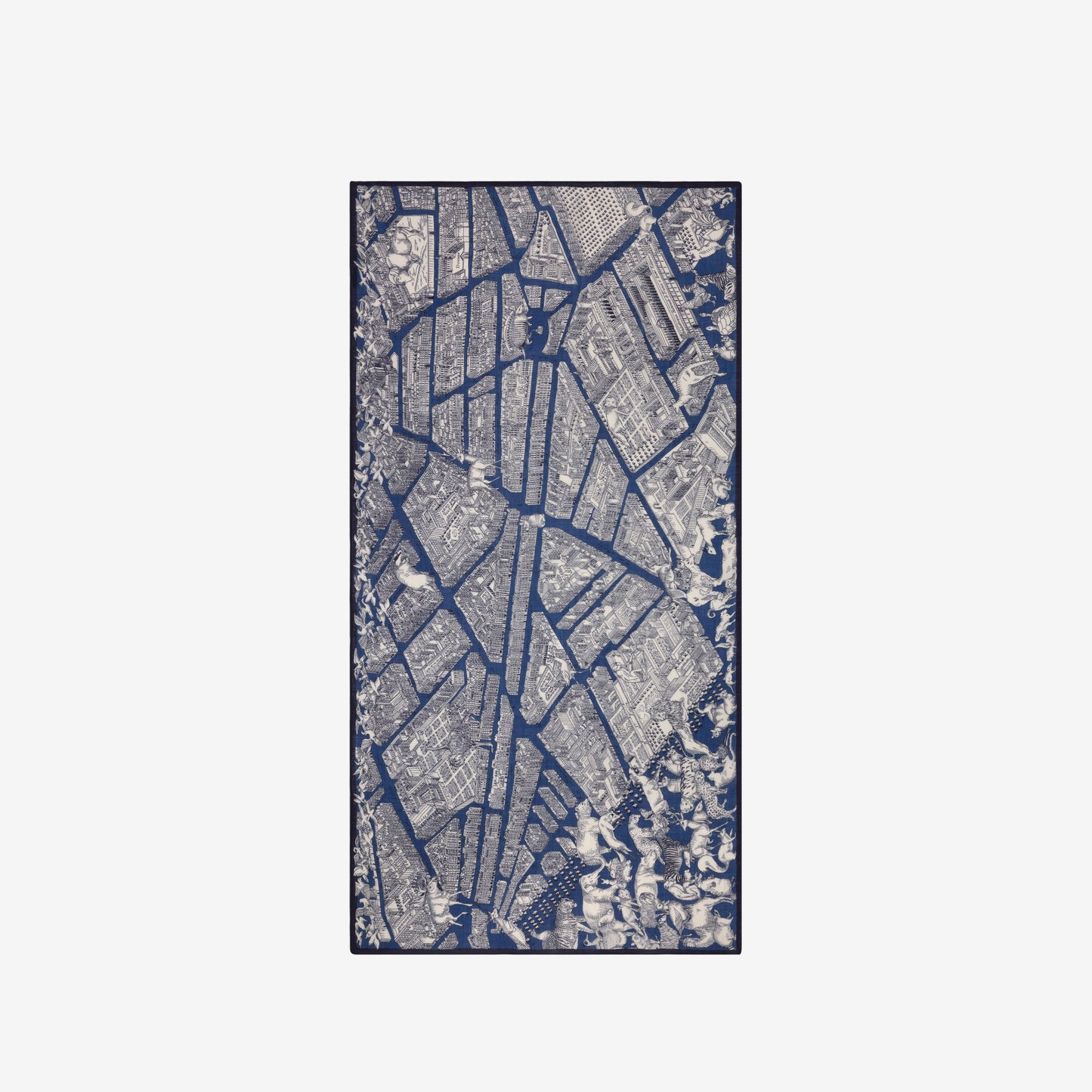 Sciarpa 100 - Turgot - Blu Scuro