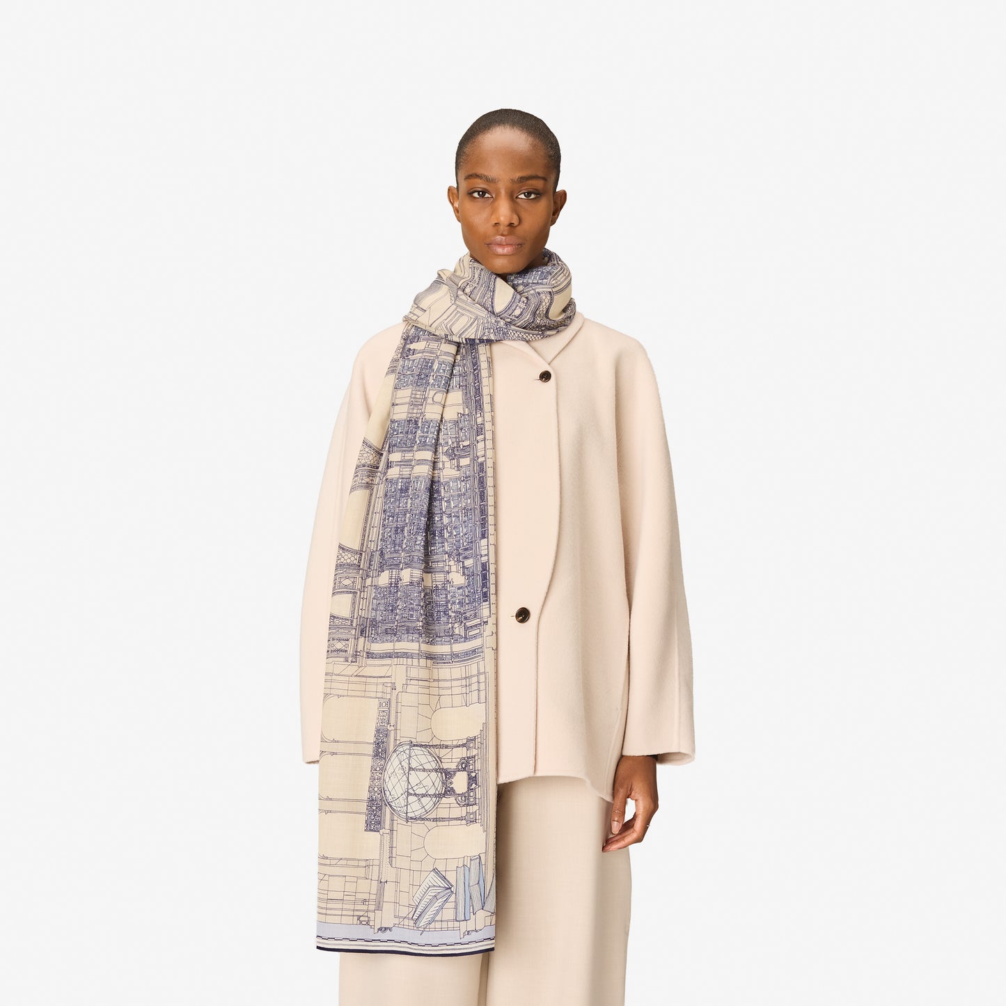 Scarf 100 - Vivienne - Grey