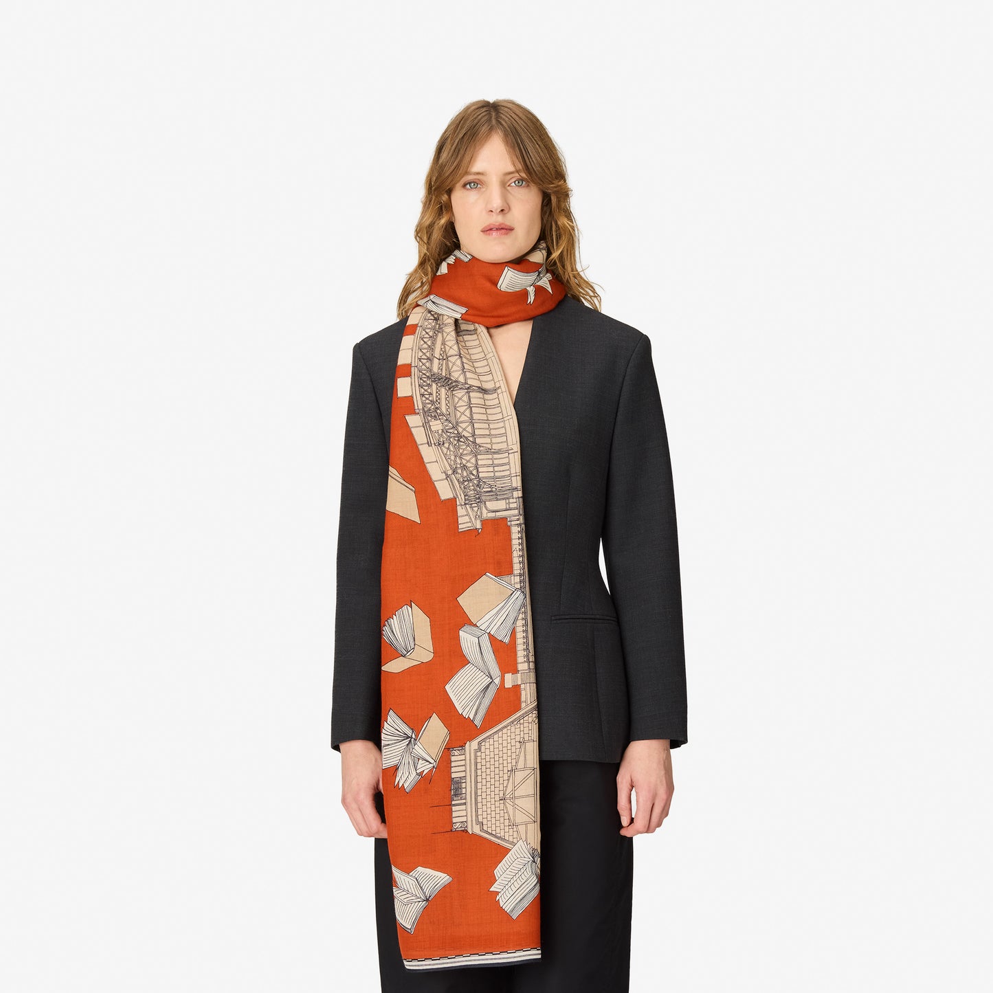 Scarf 100 - Vivienne - Orange