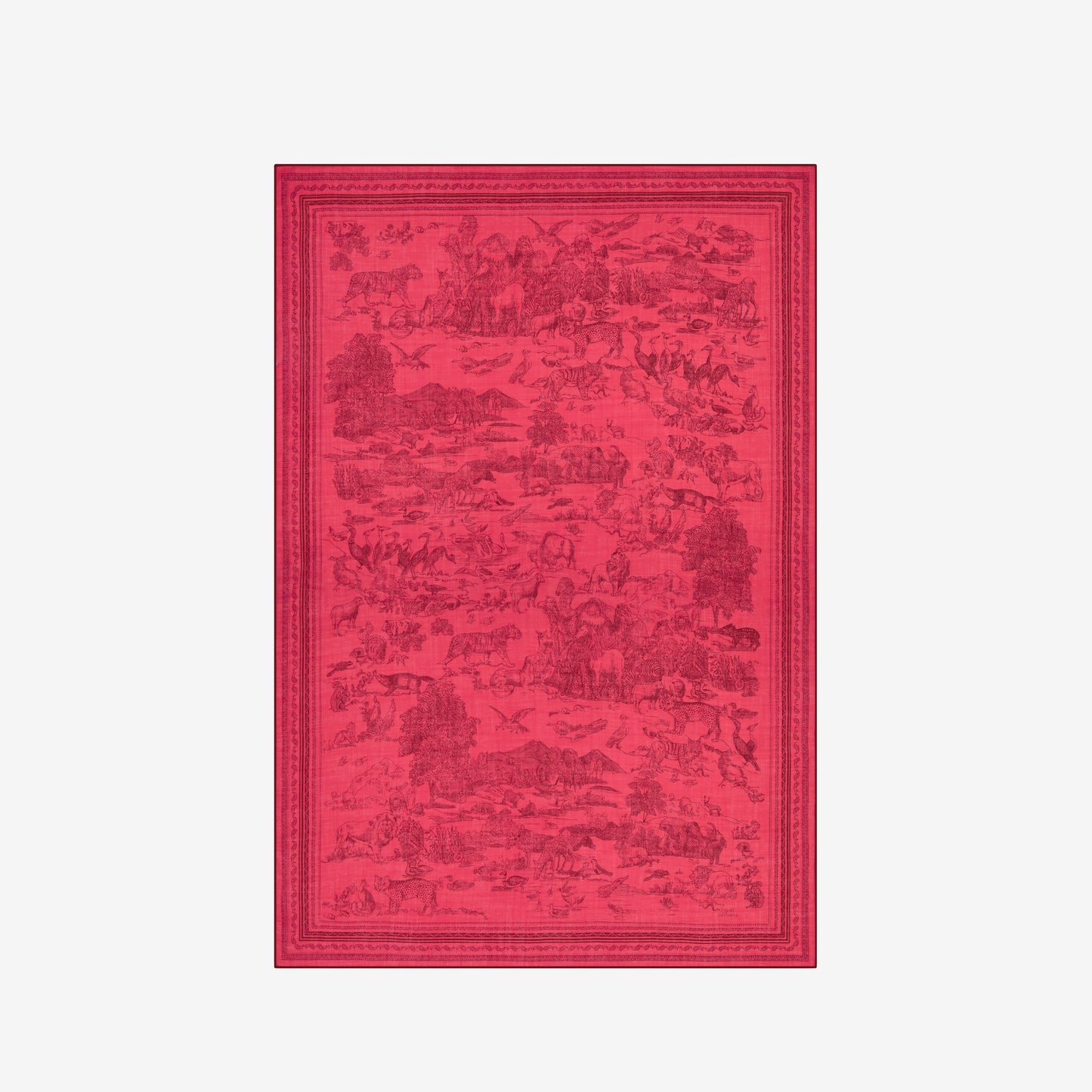 Écharpe 130 - Rêverie - Fuchsia