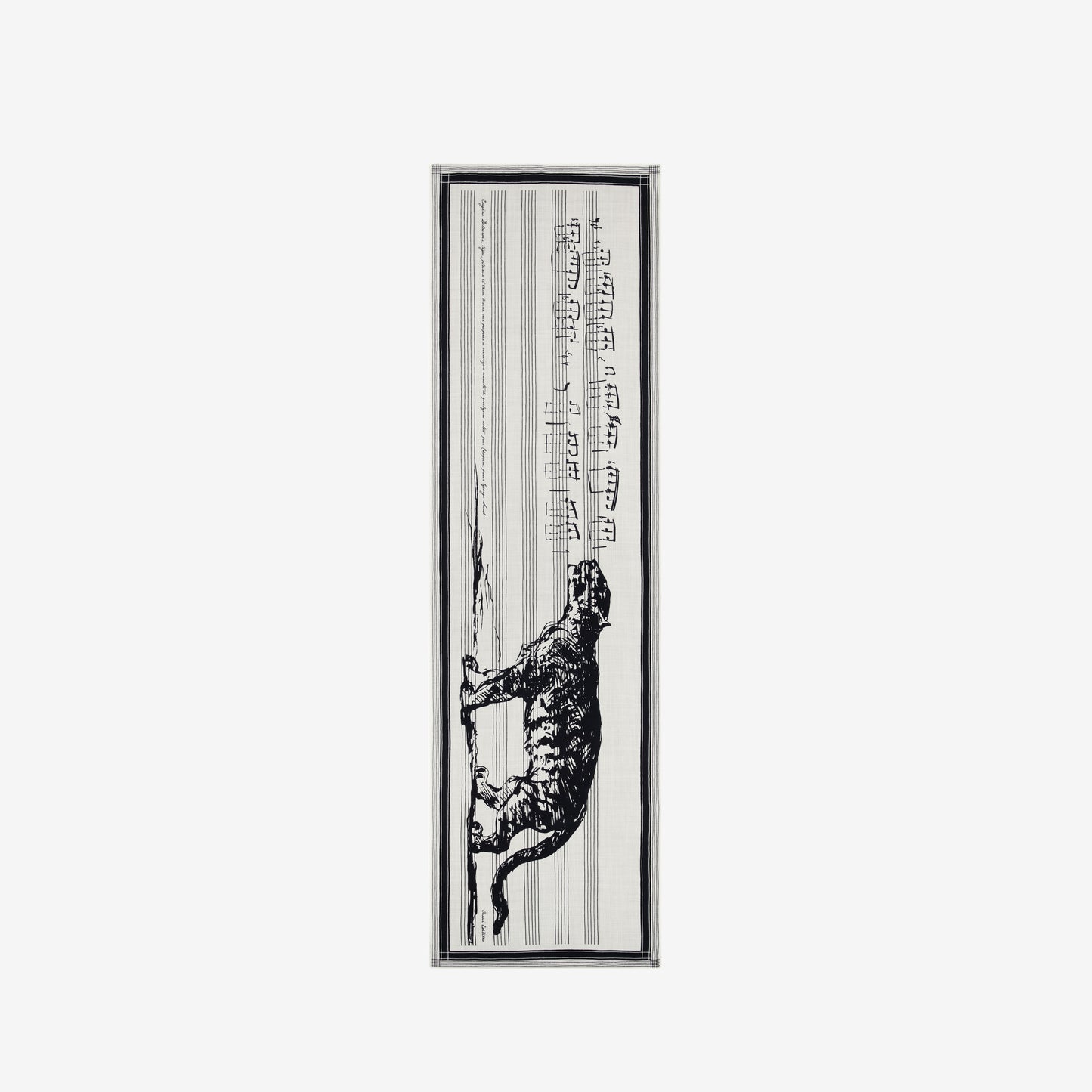 Scarf 55 - Impromptu - White
