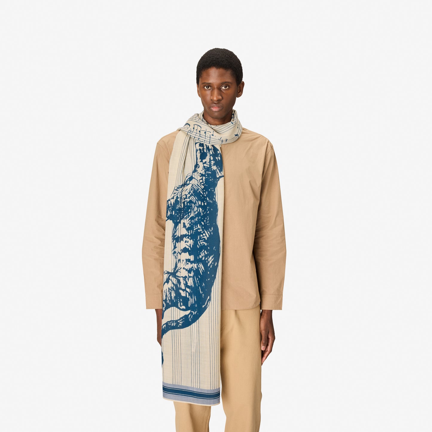 Scarf 55 - Impromptu - Blue