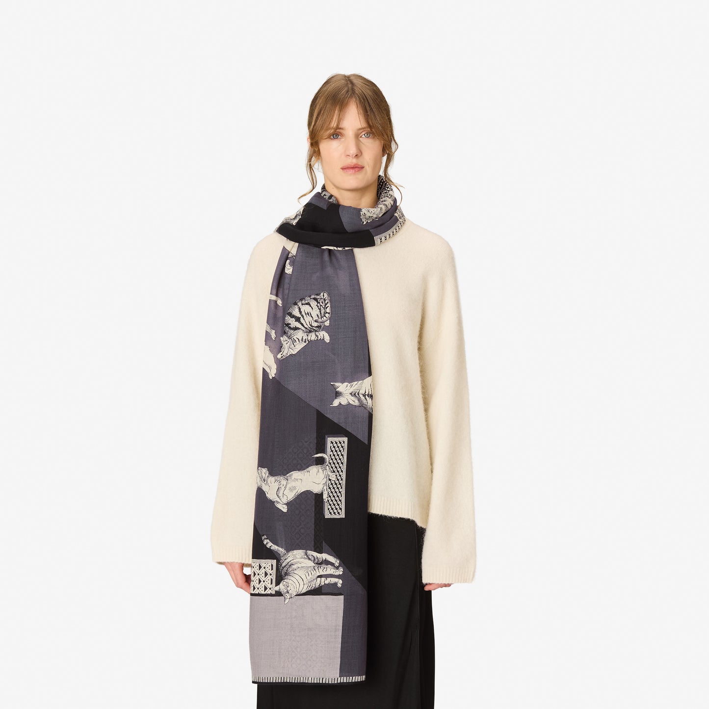 Scarf 70 - Les - Cheris - Black