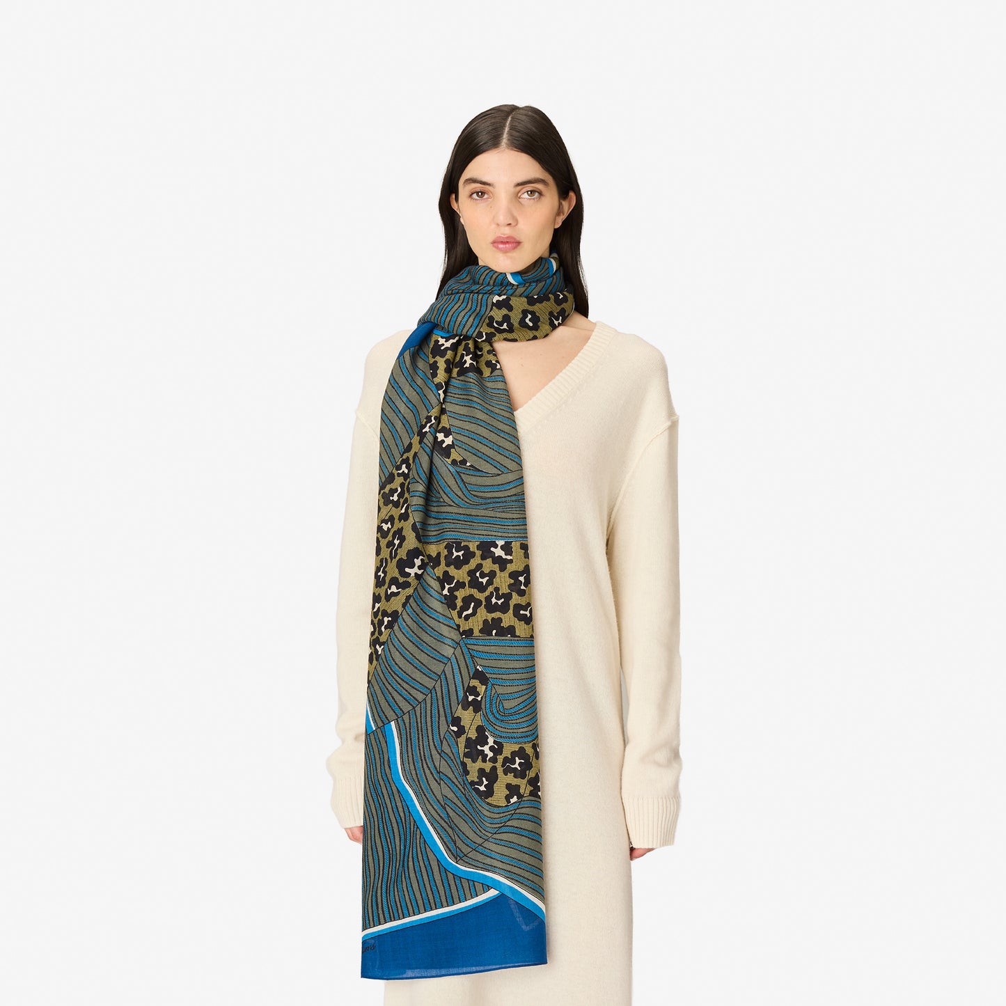 Scarf 70 - Lov - Blue