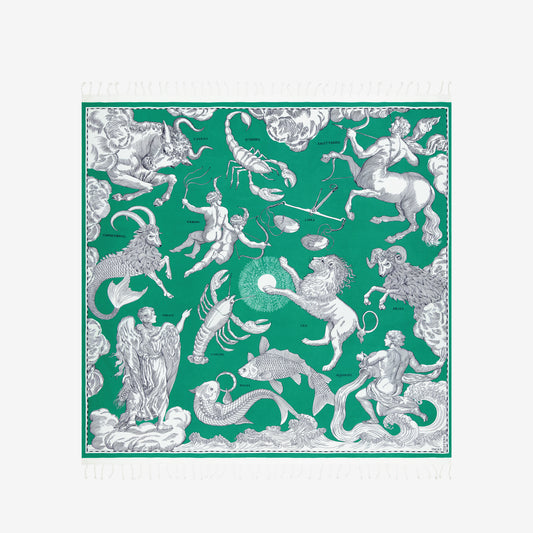 Fouta Towel 190 - Astrologie - Green