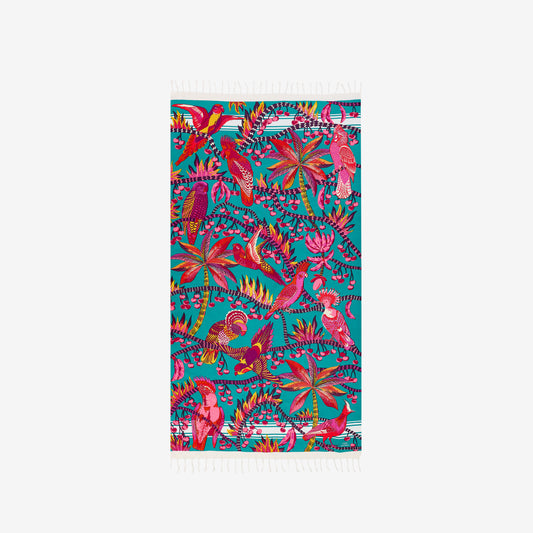 Fouta Towel 100 - Cerise - Emerald